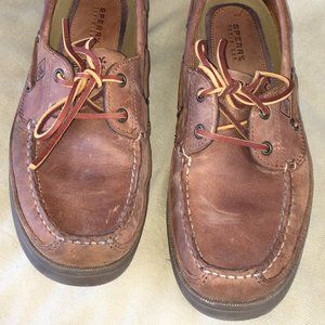 SPERRY TOPSIDER Mens' "ENDURANCE" Leather Shoes, Size 10M
